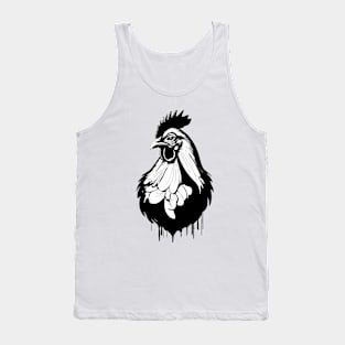 Chicken portrait Tank Top